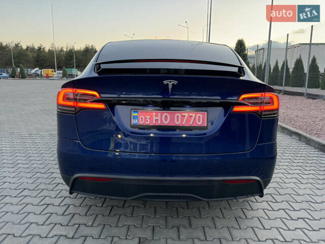 Тесла Модель Х 2022 в Днепре (Днепропетровске) на Automoto.ua Синий Тесла Модель Х, объемом двигателя 0 л и пробегом 27 тыс. км за 45000 $, фото 7 на Automoto.ua