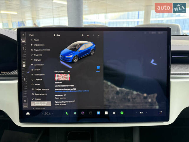 Синий Тесла Модель Х, объемом двигателя 0 л и пробегом 29 тыс. км за 47900 $, фото 25 на Automoto.ua