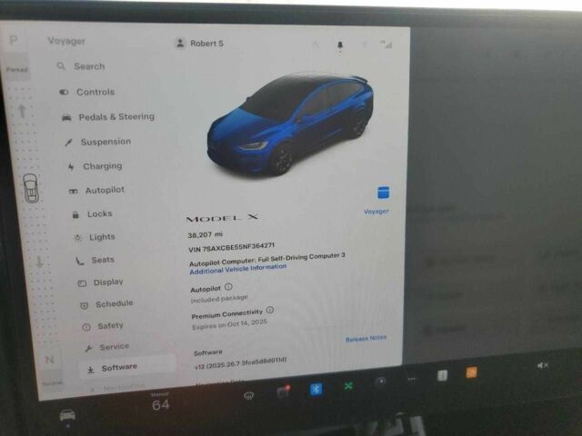 Синий Тесла Модель Х, объемом двигателя 0 л и пробегом 72 тыс. км за 18000 $, фото 8 на Automoto.ua