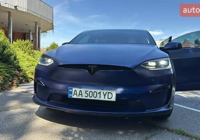 Синий Тесла Модель Х, объемом двигателя 0 л и пробегом 23 тыс. км за 57000 $, фото 7 на Automoto.ua