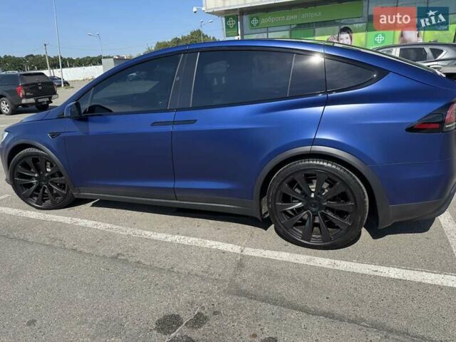 Синий Тесла Модель Х, объемом двигателя 0 л и пробегом 23 тыс. км за 57000 $, фото 6 на Automoto.ua