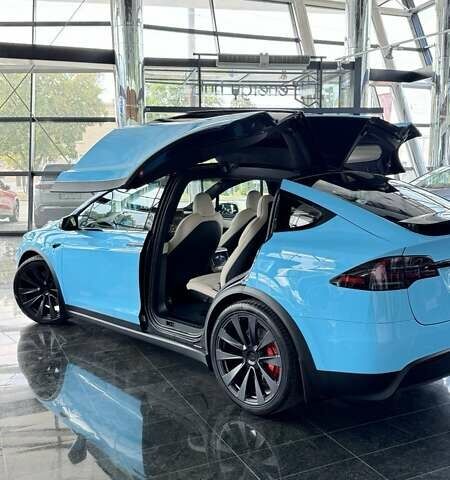 Синий Тесла Модель Х, объемом двигателя 0 л и пробегом 20 тыс. км за 56500 $, фото 4 на Automoto.ua