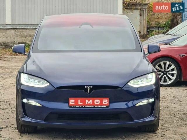 Синий Тесла Модель Х, объемом двигателя 0 л и пробегом 6 тыс. км за 62900 $, фото 2 на Automoto.ua