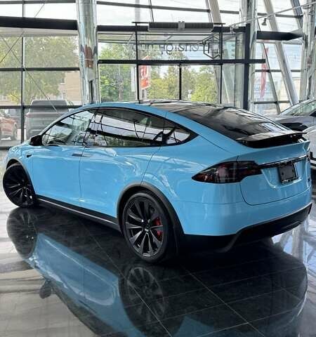 Синий Тесла Модель Х, объемом двигателя 0 л и пробегом 20 тыс. км за 56500 $, фото 3 на Automoto.ua