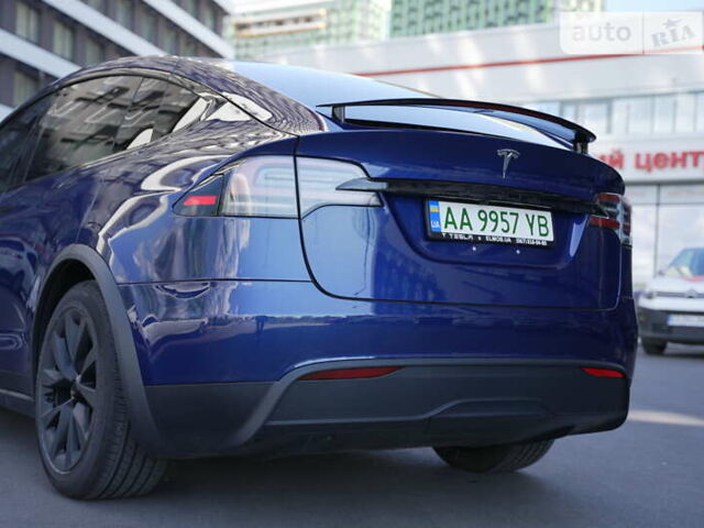 Синий Тесла Модель Х, объемом двигателя 0 л и пробегом 2 тыс. км за 72900 $, фото 14 на Automoto.ua