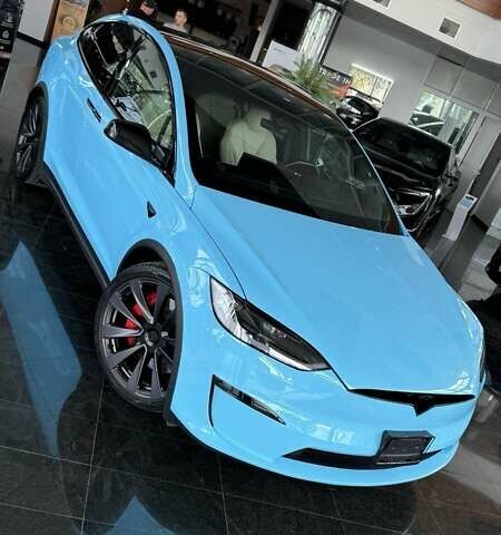 Синий Тесла Модель Х, объемом двигателя 0 л и пробегом 20 тыс. км за 56500 $, фото 1 на Automoto.ua