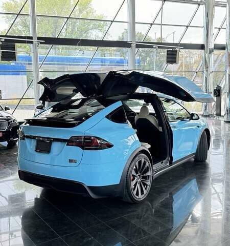 Синий Тесла Модель Х, объемом двигателя 0 л и пробегом 20 тыс. км за 56500 $, фото 5 на Automoto.ua