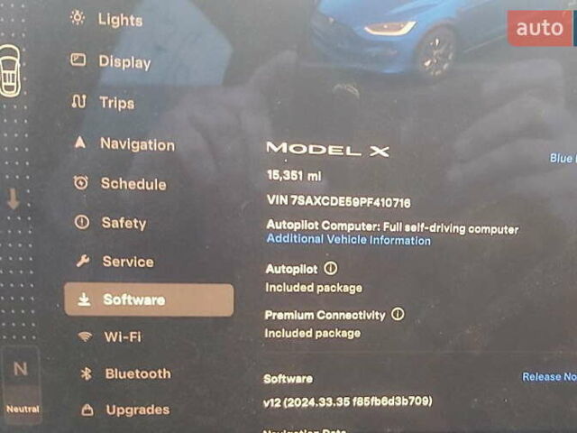 Синій Тесла Модель Х, об'ємом двигуна 0 л та пробігом 25 тис. км за 48990 $, фото 12 на Automoto.ua