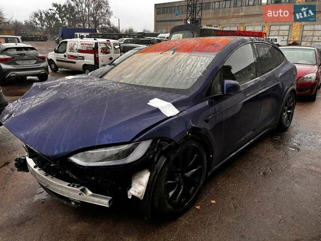 Синій Тесла Модель Х, об'ємом двигуна 0 л та пробігом 25 тис. км за 48990 $, фото 1 на Automoto.ua