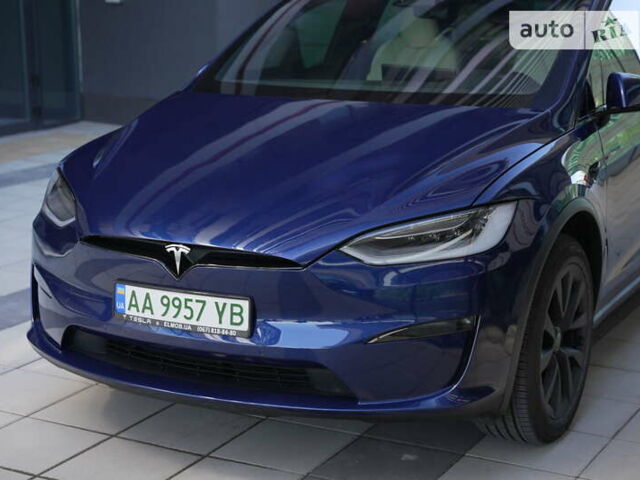 Синій Тесла Модель Х, об'ємом двигуна 0 л та пробігом 2 тис. км за 72900 $, фото 3 на Automoto.ua