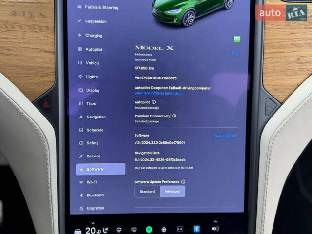 Зелений Тесла Модель Х, об'ємом двигуна 0 л та пробігом 145 тис. км за 49999 $, фото 39 на Automoto.ua
