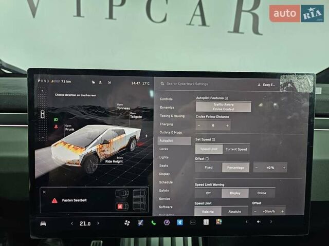 Сірий Тесла Cybertruck, об'ємом двигуна 0 л та пробігом 2 тис. км за 194999 $, фото 43 на Automoto.ua