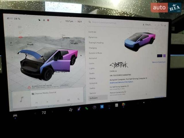 Сірий Тесла Cybertruck, об'ємом двигуна 0 л та пробігом 4 тис. км за 34900 $, фото 8 на Automoto.ua