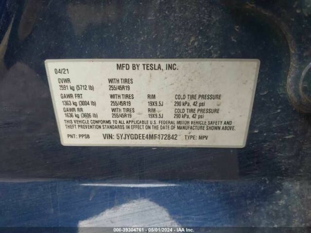 Синий Тесла Другая, объемом двигателя 0 л и пробегом 64 тыс. км за 15500 $, фото 14 на Automoto.ua
