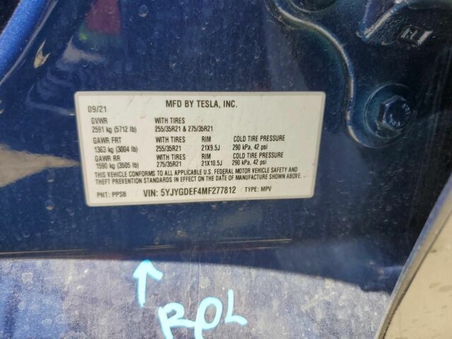 Синій Тесла Інша, об'ємом двигуна 0 л та пробігом 44 тис. км за 15300 $, фото 13 на Automoto.ua