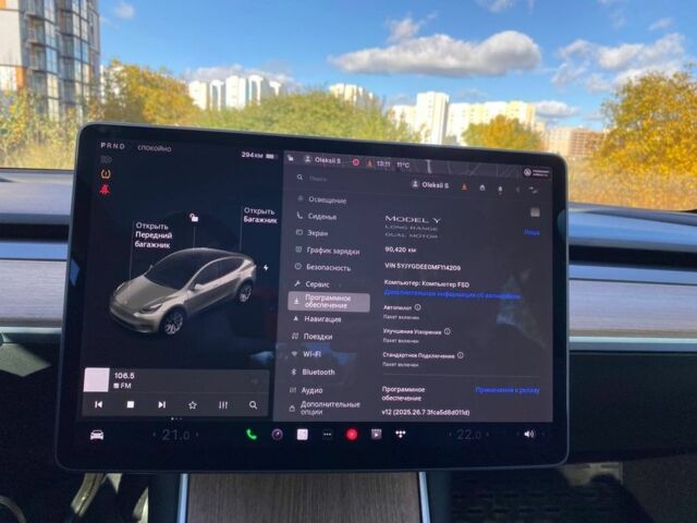 Тесла Model Y 2021 в Киеве на Automoto.ua Белый Тесла Model Y, объемом двигателя 0 л и пробегом 90 тыс. км за 27500 $, фото 7 на Automoto.ua