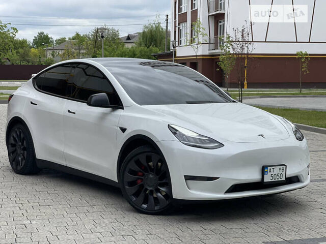 Белый Тесла Model Y, объемом двигателя 0 л и пробегом 78 тыс. км за 33800 $, фото 28 на Automoto.ua