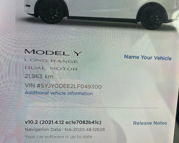 Білий Тесла Model Y, об'ємом двигуна 0 л та пробігом 21 тис. км за 19000 $, фото 33 на Automoto.ua