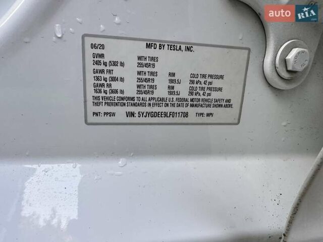 Белый Тесла Model Y, объемом двигателя 0 л и пробегом 110 тыс. км за 21700 $, фото 22 на Automoto.ua