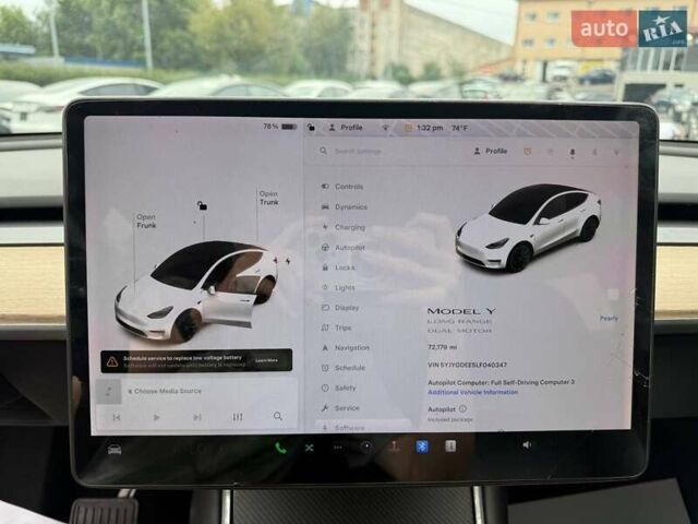 Білий Тесла Model Y, об'ємом двигуна 0 л та пробігом 117 тис. км за 17800 $, фото 7 на Automoto.ua