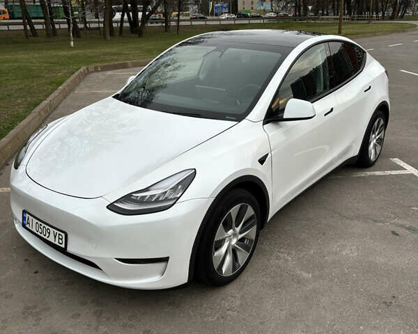 Білий Тесла Model Y, об'ємом двигуна 0 л та пробігом 70 тис. км за 28000 $, фото 1 на Automoto.ua
