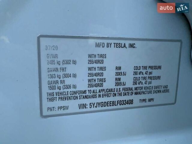 Белый Тесла Model Y, объемом двигателя 0 л и пробегом 132 тыс. км за 20800 $, фото 47 на Automoto.ua