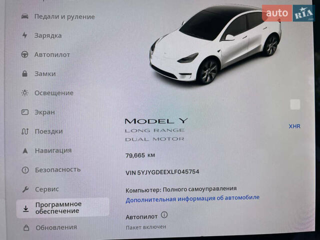Білий Тесла Model Y, об'ємом двигуна 0 л та пробігом 80 тис. км за 32000 $, фото 11 на Automoto.ua