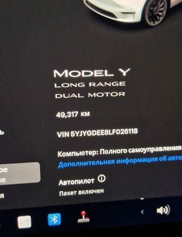 Білий Тесла Model Y, об'ємом двигуна 0 л та пробігом 49 тис. км за 32000 $, фото 26 на Automoto.ua