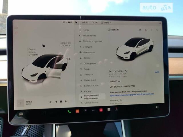 Білий Тесла Model Y, об'ємом двигуна 0 л та пробігом 150 тис. км за 28000 $, фото 38 на Automoto.ua