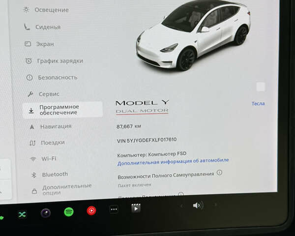 Белый Тесла Model Y, объемом двигателя 0 л и пробегом 86 тыс. км за 27000 $, фото 15 на Automoto.ua