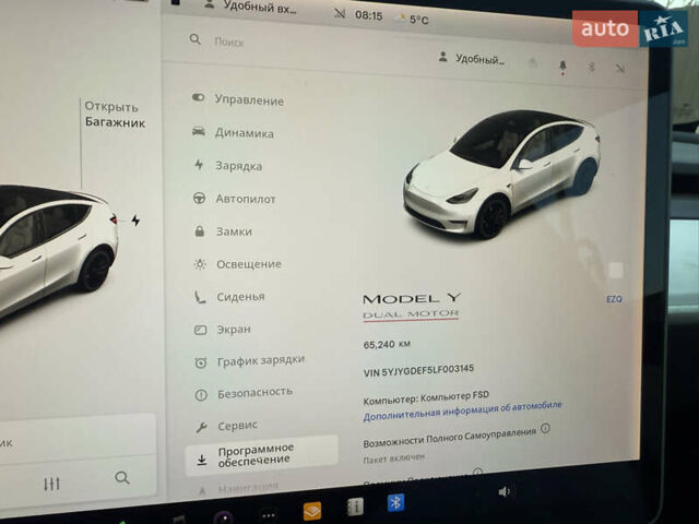 Белый Тесла Model Y, объемом двигателя 0 л и пробегом 65 тыс. км за 19600 $, фото 6 на Automoto.ua