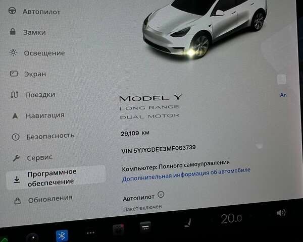 Белый Тесла Model Y, объемом двигателя 0 л и пробегом 30 тыс. км за 23500 $, фото 4 на Automoto.ua