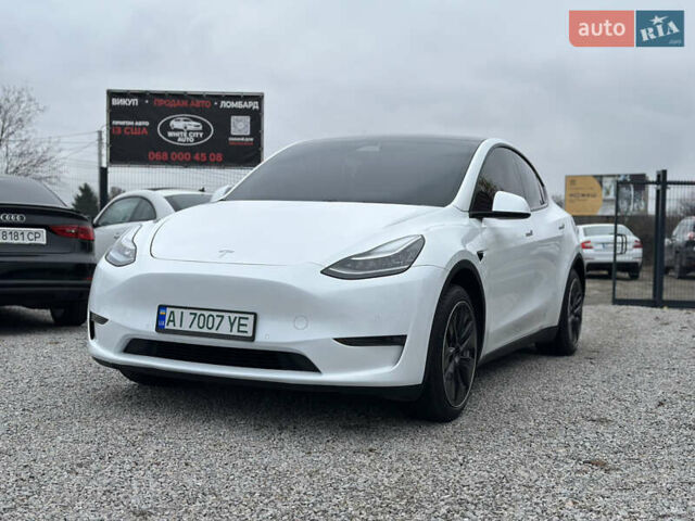Білий Тесла Model Y, об'ємом двигуна 0 л та пробігом 66 тис. км за 19500 $, фото 7 на Automoto.ua