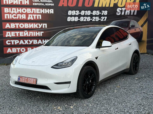 Білий Тесла Model Y, об'ємом двигуна 0 л та пробігом 100 тис. км за 21499 $, фото 3 на Automoto.ua