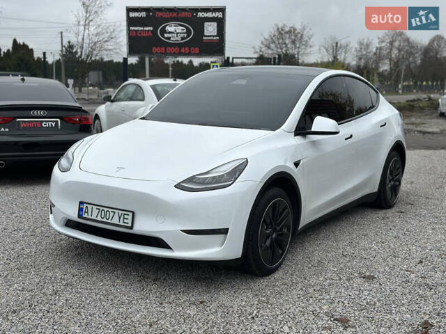 Білий Тесла Model Y, об'ємом двигуна 0 л та пробігом 66 тис. км за 19500 $, фото 3 на Automoto.ua