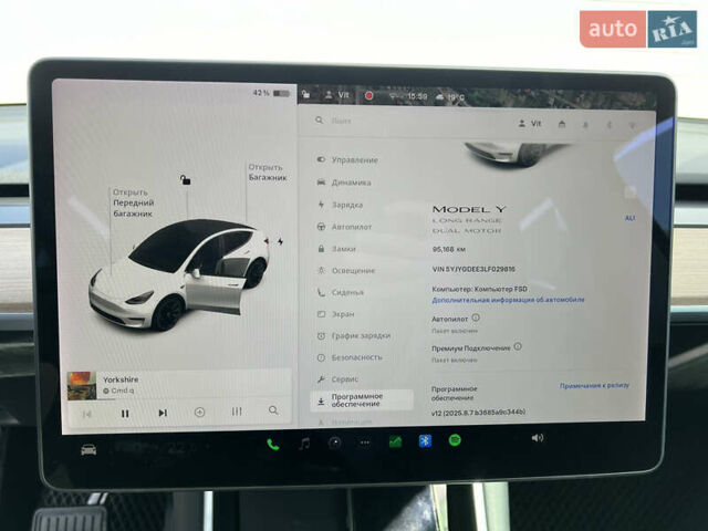 Белый Тесла Model Y, объемом двигателя 0 л и пробегом 108 тыс. км за 22800 $, фото 15 на Automoto.ua