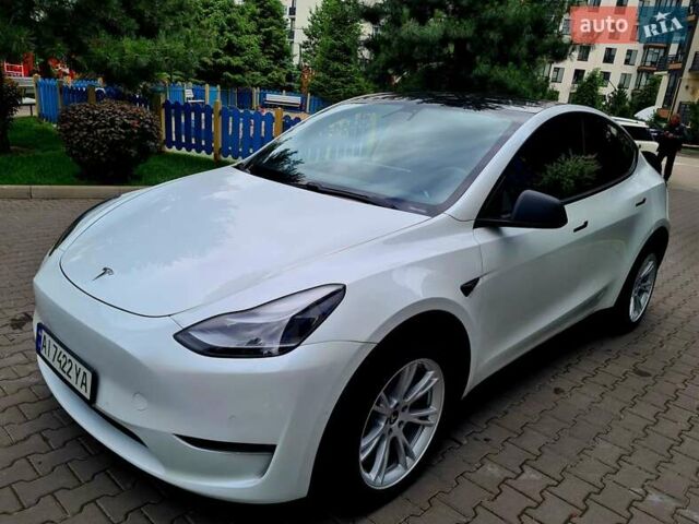 Белый Тесла Model Y, объемом двигателя 0 л и пробегом 85 тыс. км за 20700 $, фото 2 на Automoto.ua