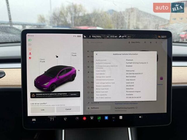 Білий Тесла Model Y, об'ємом двигуна 0 л та пробігом 219 тис. км за 16500 $, фото 14 на Automoto.ua
