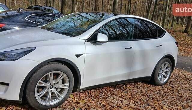 Белый Тесла Model Y, объемом двигателя 0 л и пробегом 69 тыс. км за 23300 $, фото 6 на Automoto.ua