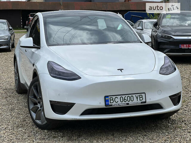 Білий Тесла Model Y, об'ємом двигуна 0 л та пробігом 50 тис. км за 39900 $, фото 1 на Automoto.ua