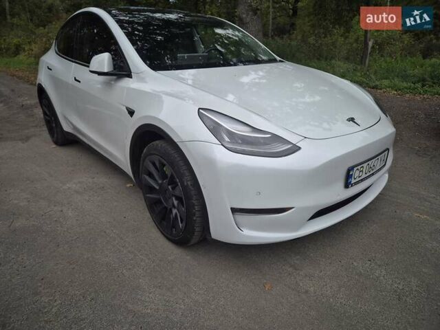 Белый Тесла Model Y, объемом двигателя 0 л и пробегом 104 тыс. км за 23500 $, фото 1 на Automoto.ua