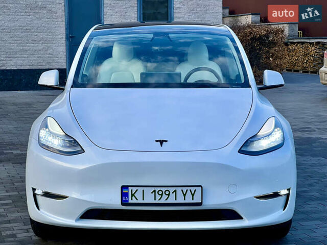 Белый Тесла Model Y, объемом двигателя 0 л и пробегом 57 тыс. км за 28500 $, фото 8 на Automoto.ua