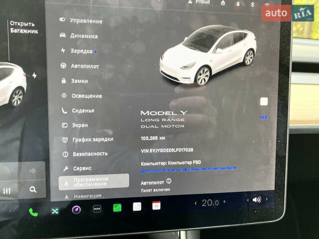Тесла Model Y 2020 в Виннице на Automoto.ua Белый Тесла Model Y, объемом двигателя 0 л и пробегом 102 тыс. км за 23500 $, фото 18 на Automoto.ua