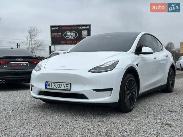 Білий Тесла Model Y, об'ємом двигуна 0 л та пробігом 66 тис. км за 19500 $, фото 4 на Automoto.ua