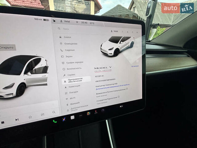 Белый Тесла Model Y, объемом двигателя 0 л и пробегом 107 тыс. км за 22000 $, фото 20 на Automoto.ua