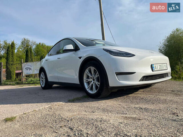 Белый Тесла Model Y, объемом двигателя 0 л и пробегом 80 тыс. км за 38000 $, фото 12 на Automoto.ua