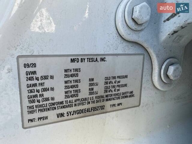 Білий Тесла Model Y, об'ємом двигуна 0 л та пробігом 123 тис. км за 15700 $, фото 22 на Automoto.ua