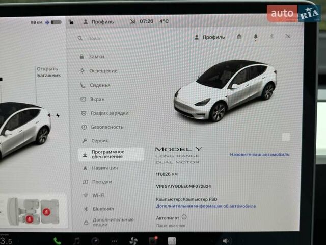 Білий Тесла Model Y, об'ємом двигуна 0 л та пробігом 111 тис. км за 23599 $, фото 19 на Automoto.ua
