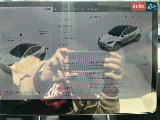 Білий Тесла Model Y, об'ємом двигуна 0 л та пробігом 88 тис. км за 38800 $, фото 9 на Automoto.ua
