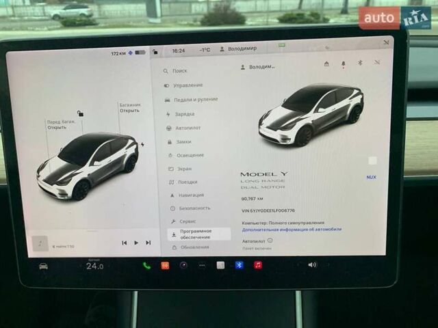 Белый Тесла Model Y, объемом двигателя 0 л и пробегом 90 тыс. км за 22000 $, фото 20 на Automoto.ua